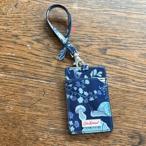 Cath Kidston Luggage Tag blue mushroom snail
